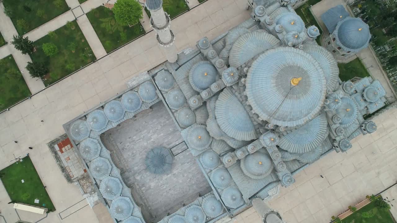 la mezquita fatih, imágenes de aviones no tripulados de estambul, jk01