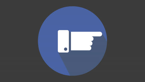 hand pointer icon