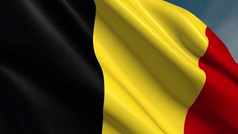 belgium - flag - 4k - loop