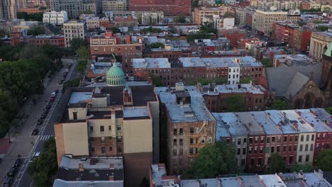 Aerial-footage-across-the-Harlem-neighborhood-of-NYC