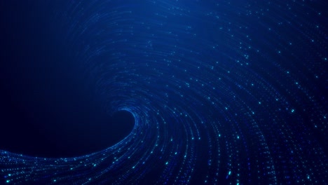 glowing flare particles dynamic storm effect representing energy spiral futuristic technology motion