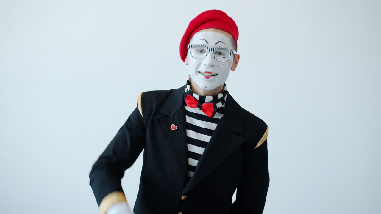 Mime Artist Portrait