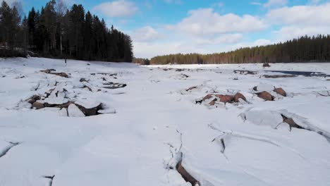 Gefrorener-Fluss-Im-Frühling