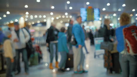 Menschen-Schlange-Im-Flughafen