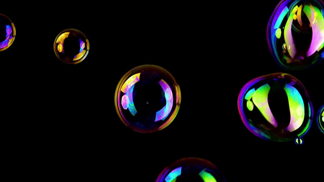Soap bubble background.