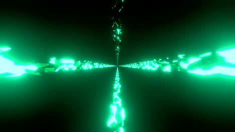 efectos de neón soñadores y coloridos, infinito o bucle sin costuras. abstracto, artístico y bueno para el título del video, el fondo de texto o las transiciones de imágenes.