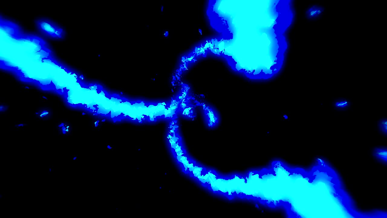 animación de relámpagos de fuego, animación de cómics de dibujos animados, fondo de bucle de llamas,