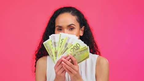 la mujer negra ganadora, fondo de estudio