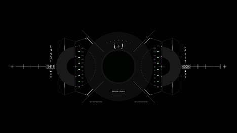 modern targeting hud interface