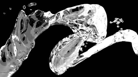 clear water jet stream super slow motion 1000 fps 4k