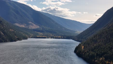 Autumnal-Retreat:-Dunn-Lake's-Lakeside-Haven-Amidst-Forested-Peaks