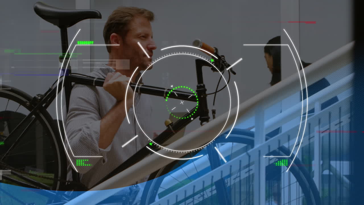 자전거를 들고 다니는 것보다 금융 데이터 처리의 애니메이션