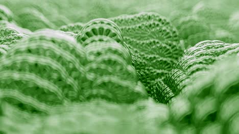 abstract waveform. 4k uhd animation.