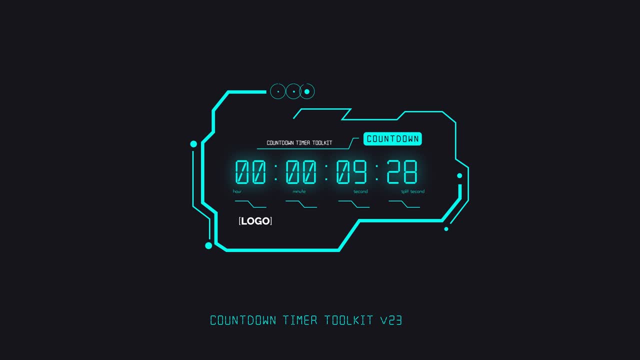 Countdown Timer HUD Graphics