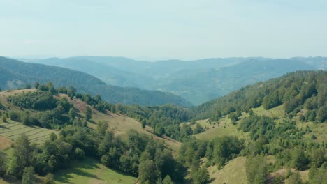 aerial mountain landscape