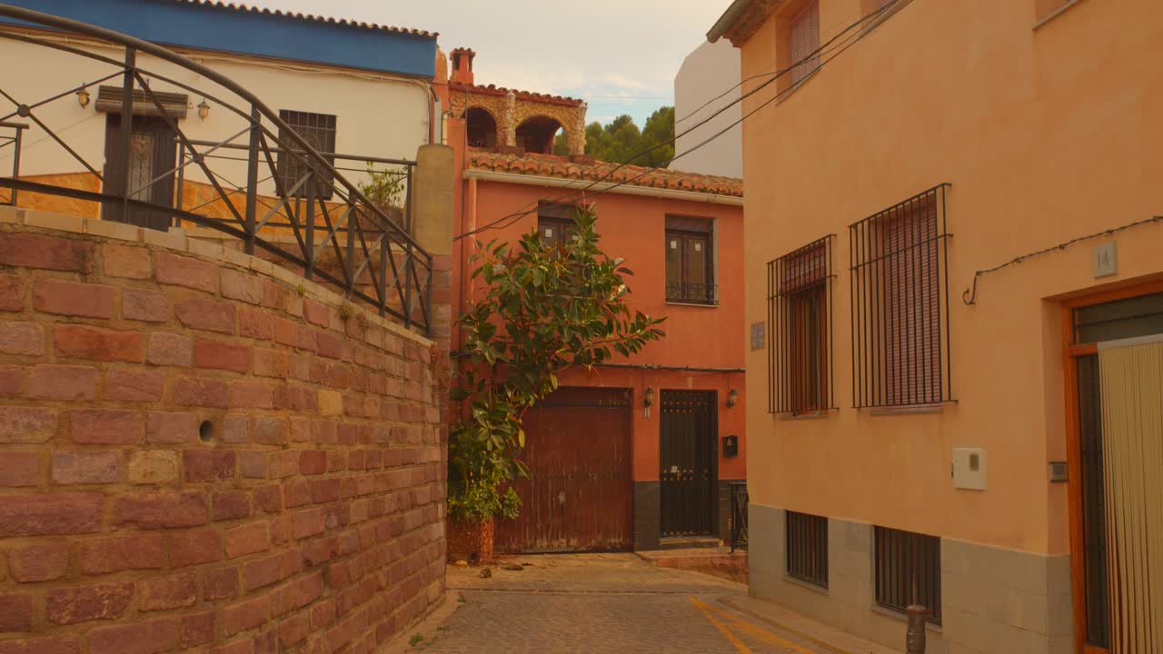 Quaint Village At The Historic Town Of Sagunto In Valencia Province, Spain