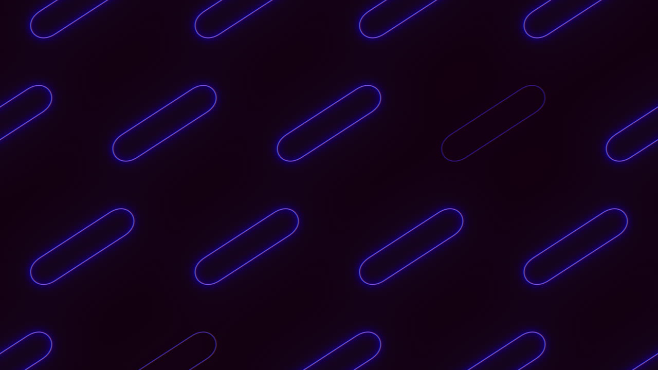 patrón en zigzag de líneas azules y púrpuras sobre fondo negro