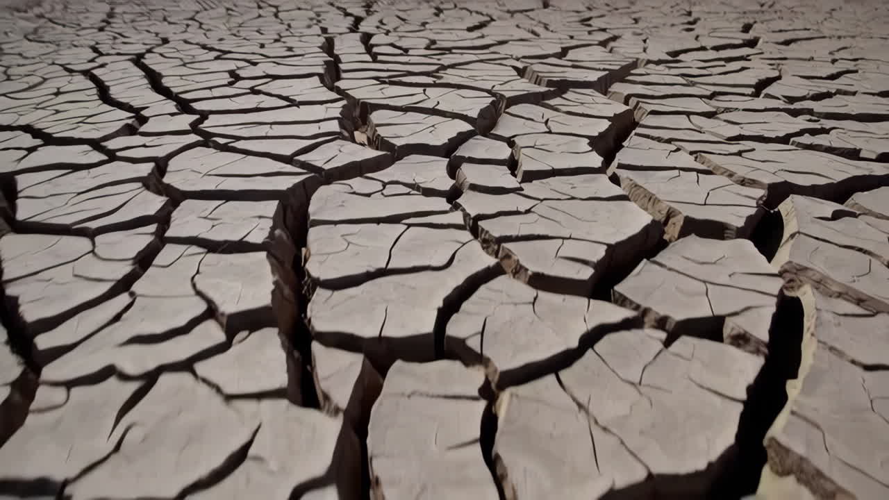 Cracked Earth Landscape