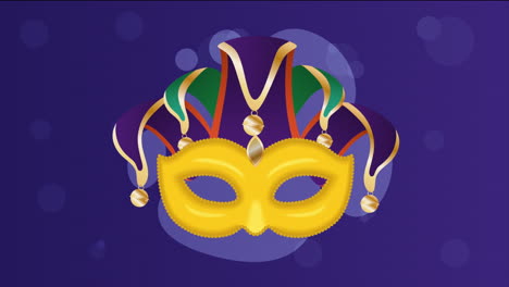 mardi gras mask illustration