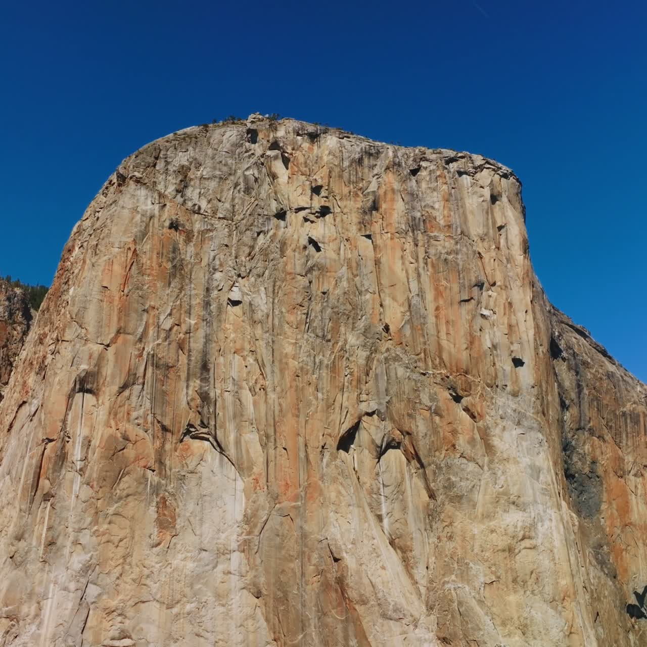 California cliff landscapes. Yosemite national park valley aerial view