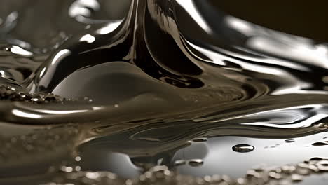 close-up of a water drop on a black background