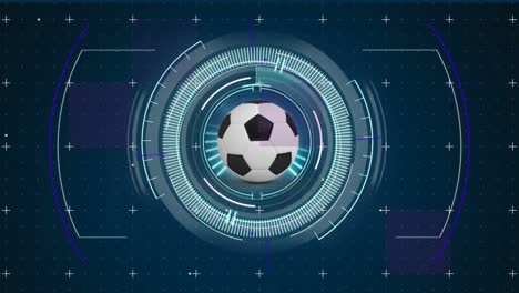 Animation-of-football-over-data-processing