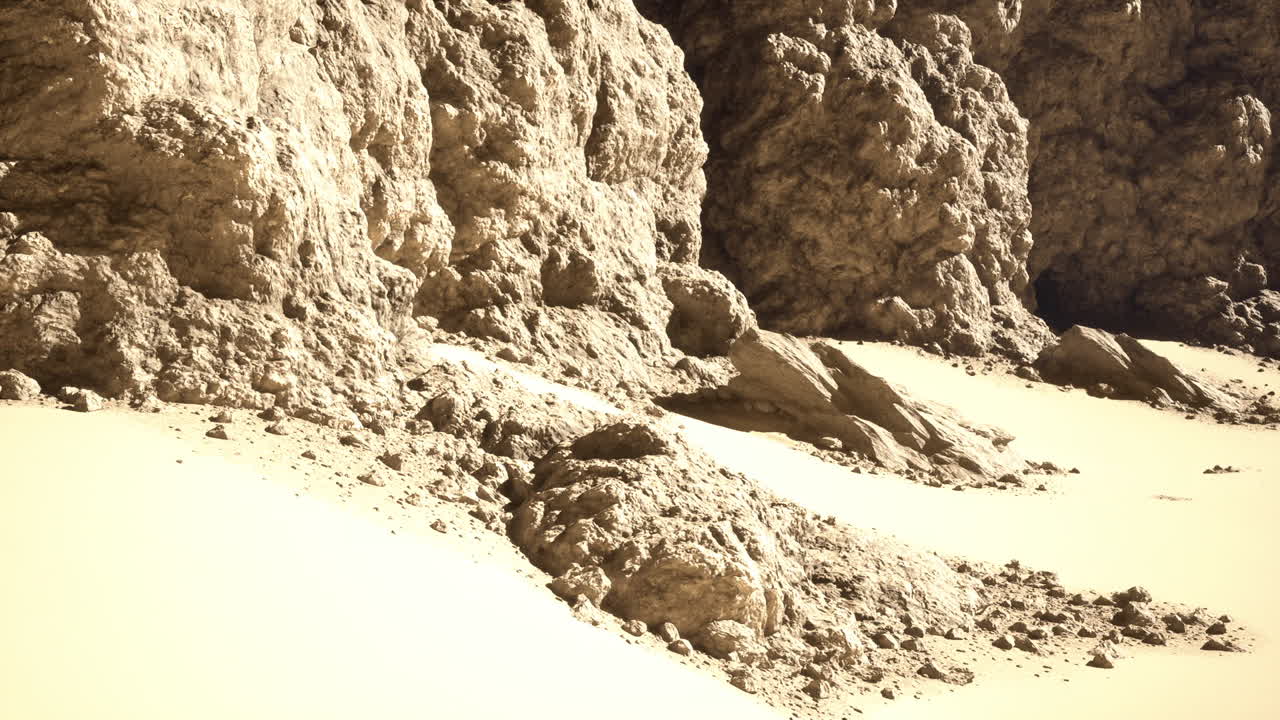 건조한 협곡 풍경