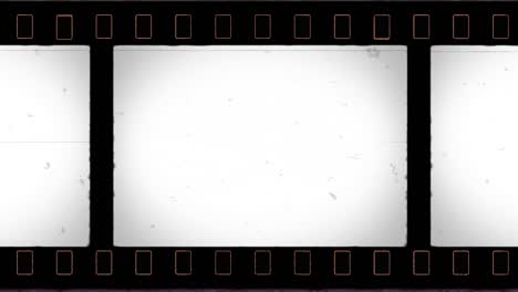 vistavision film frame 4k with sprocket hole and noise, dust, hair, scratches