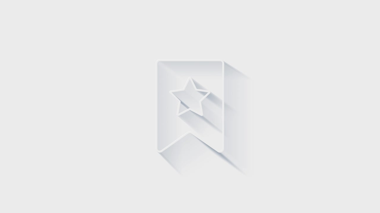 Social media 3D shadow icon design isolated on white background. Outline web icon. Motion graphics.