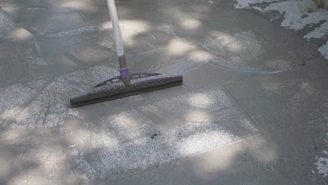 concrete patio installation