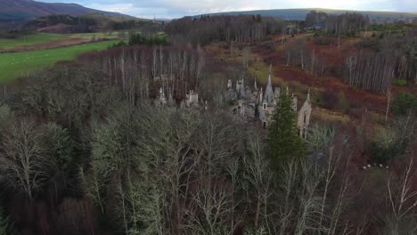 dunalastair castle in pitlochry, scotland.