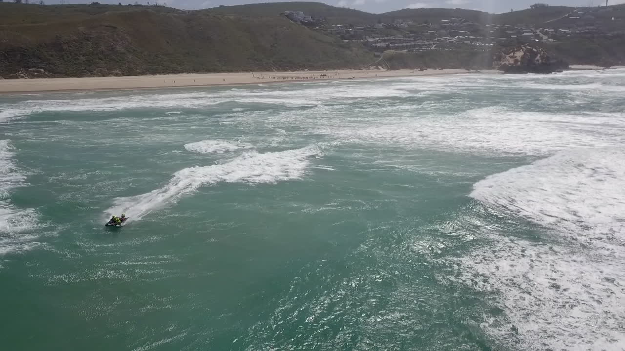 carrera trans agulhas: los corredores vuelan sobre la costa, brenton en la antena del mar