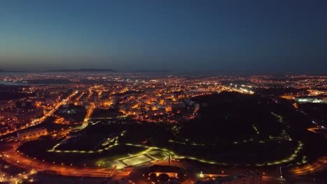 Drone-footage-from-Almada-in-Portugal.-Before-dawn