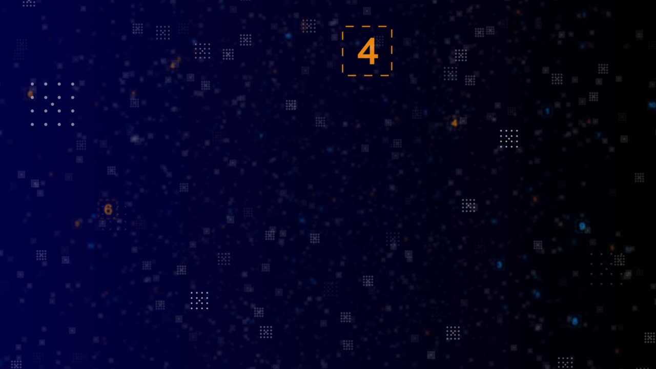 Connection wave network dots digital technology animation network of interacting cityscape global