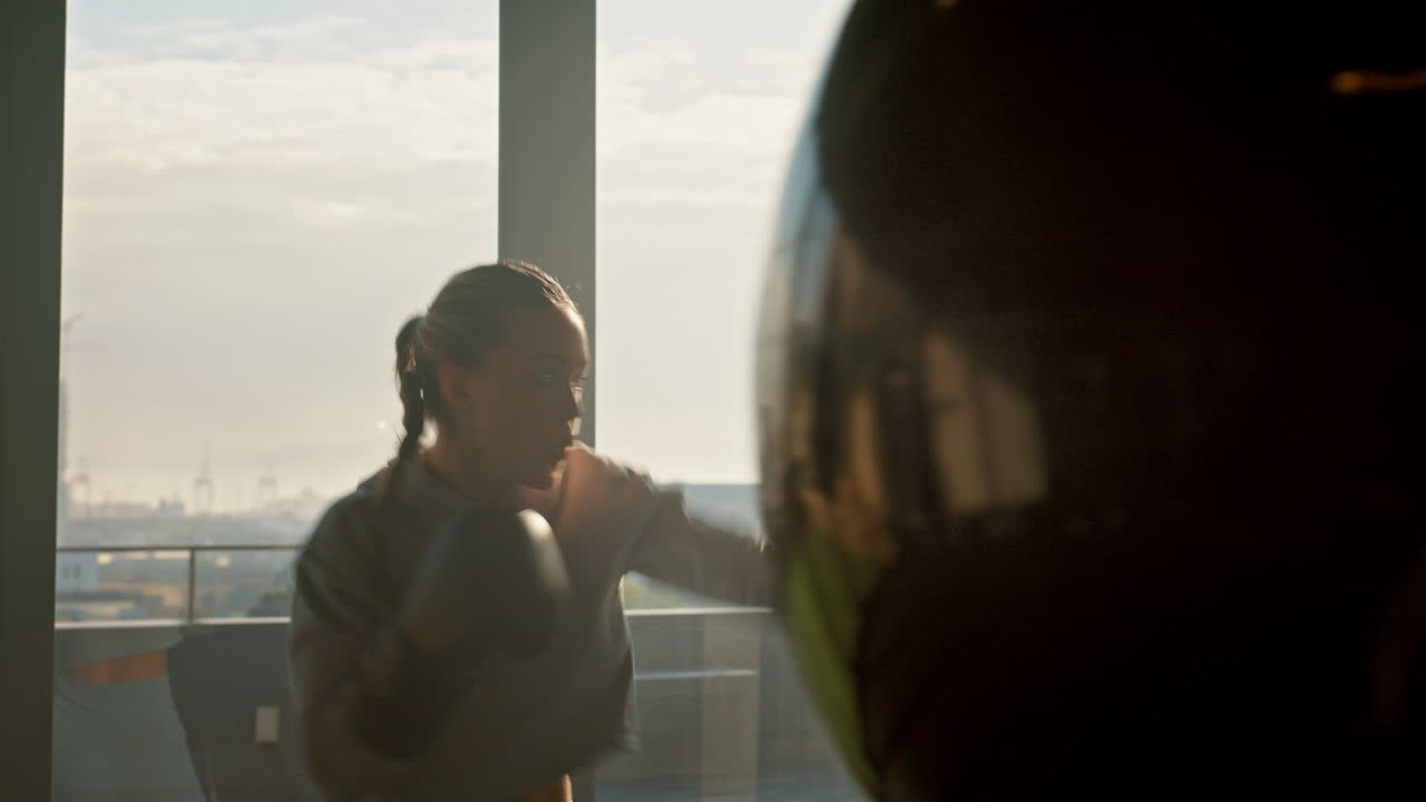 entrenamiento de fitness, boxeo y entrenador personal