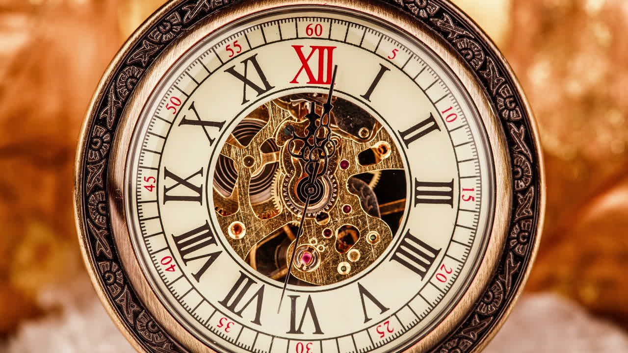 reloj de bolsillo antiguo de época.