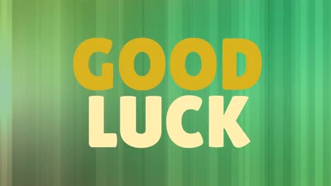 good luck card video