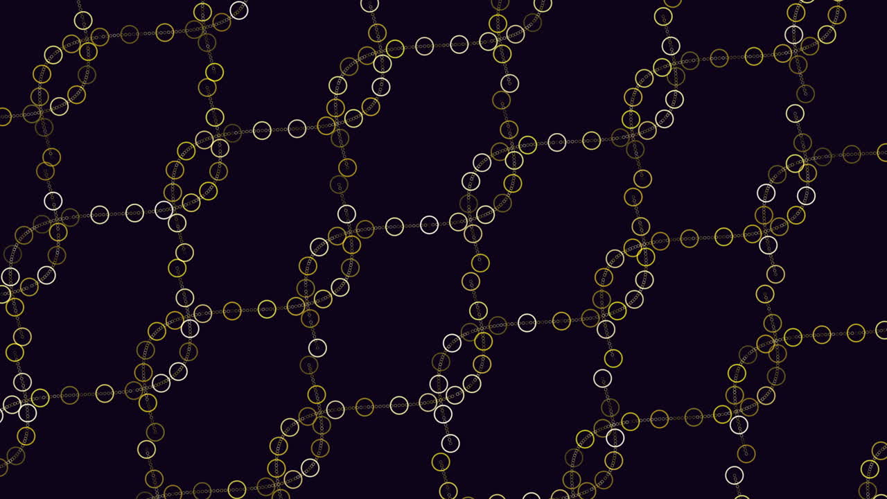 repetir el patrón de ondas futuristas con anillos de arco iris en el gradiente negro