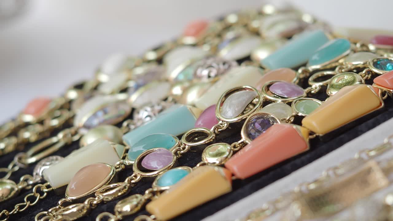 Colorful Gemstone Necklace Collection