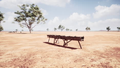 Traditional-old-wooden-aqueduct-in-savanna