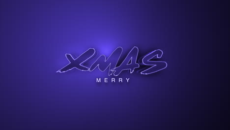 Texto-De-Feliz-Navidad-Monocromático-Oscuro-En-Degradado-Púrpura-2