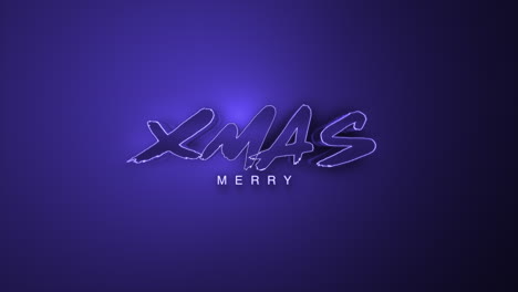 texto de feliz navidad monocromático oscuro en degradado púrpura 2