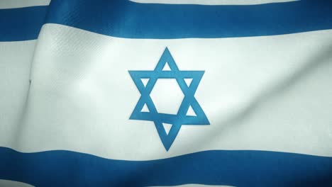 flag of israel waving in the wind