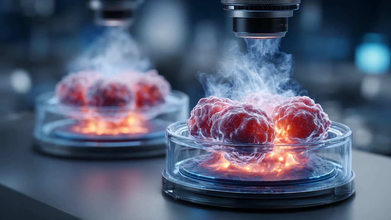 Exploring the Innovative Intersection of Science and Technology with Luminous Biological Specimens Under Advanced Microscopy Techniques