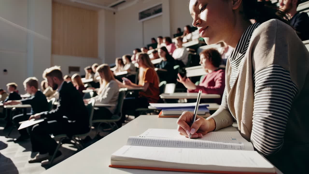 Students in a Lecture Hall
