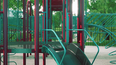 empty playground in the park