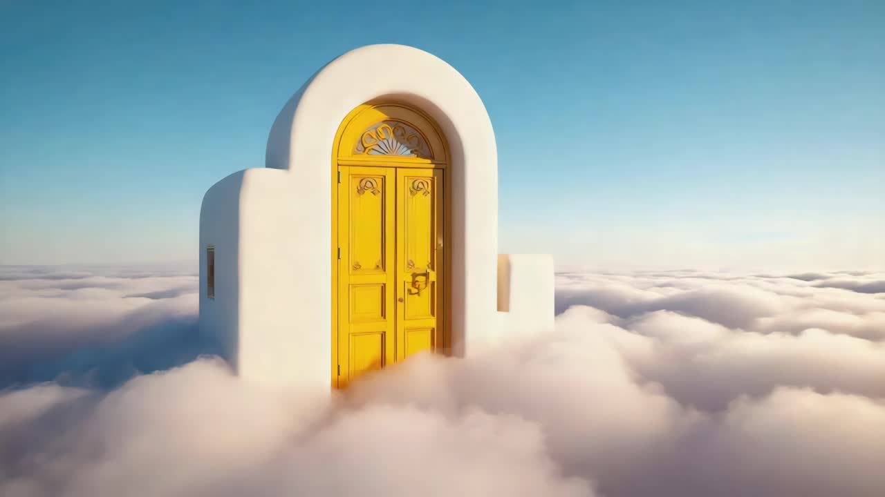 Surreal Doorway to the Sky