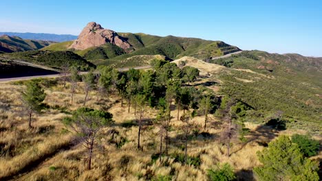 drone images shot near lake hughes road in castaic, california