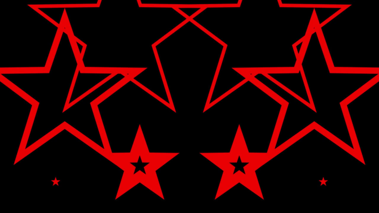 Shape animation star spreading motion graphics