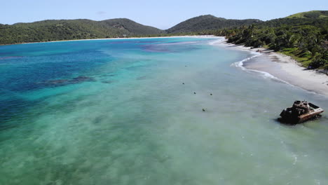 Hermosa-Vista-De-Playa-Flamenca-En-Culebra,-Puerto-Rico